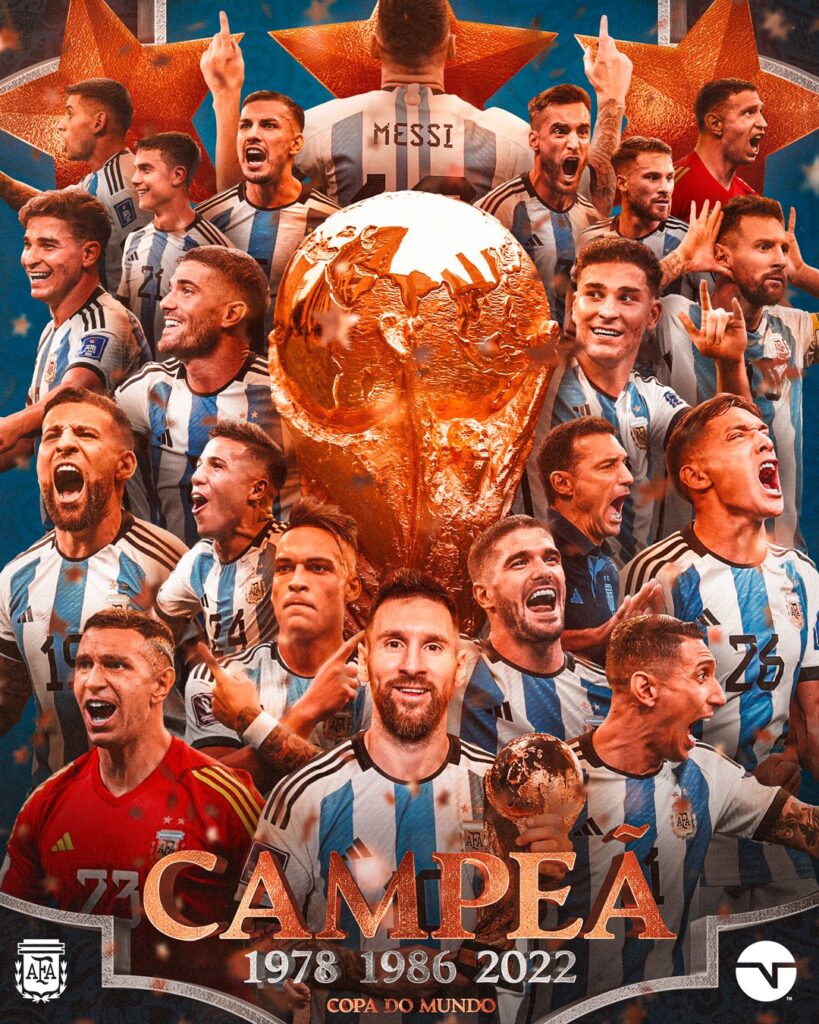 Edição dos Campeões: Argentina Campeã da Copa do Mundo 2022