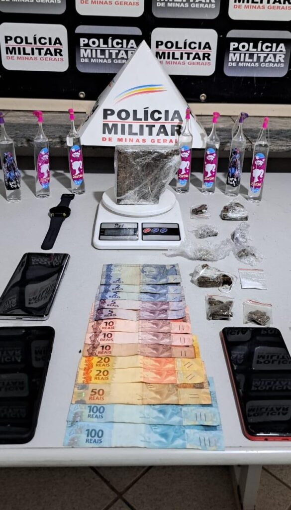 PM prende dois homens por tráfico de drogas em Itaú de Minas - Foto: reprodução/Itaú de Minas