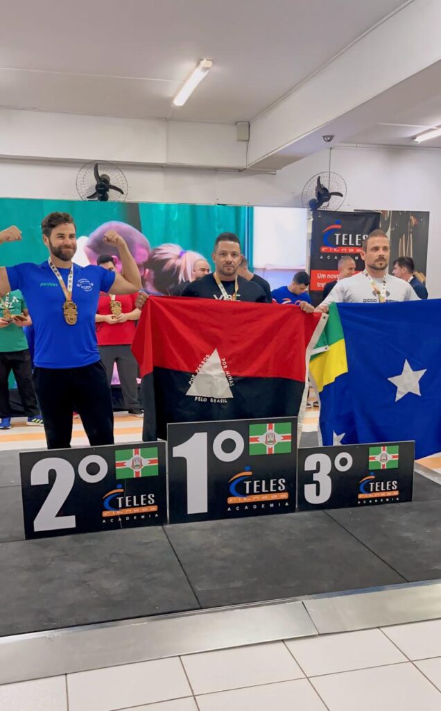 Militar e atleta de Passos é 1⁰ lugar no campeonato de Powerlifting em Santa Catarina - Foto: Arquivo pessoal