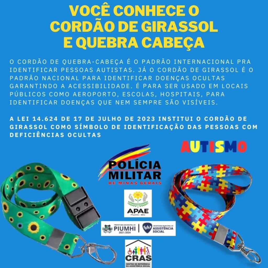 Polícia Militar conscientiza população no Dia Mundial de Conscientização sobre o Autismo - Imagem: divulgação/Polícia Militar