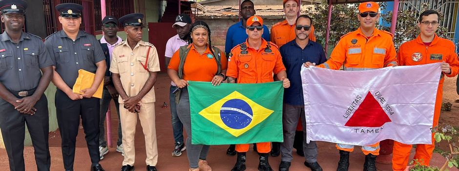 Corpo de Bombeiros de Minas Gerais integra missão humanitária na Guiana - Foto: Agência Brasileira de Cooperação / Divulgação