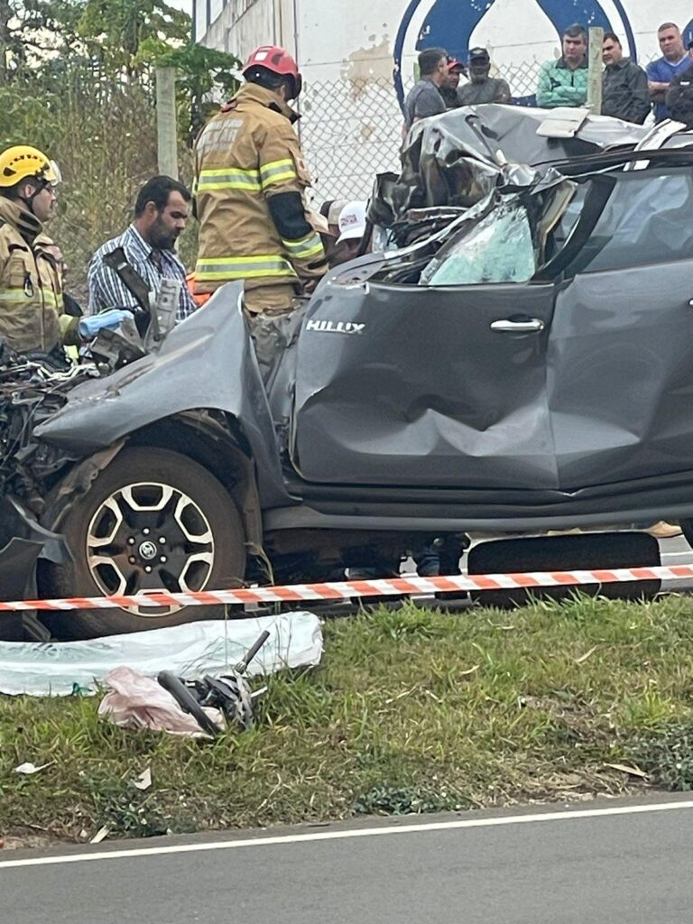 Vídeo: produtor rural morre vítima de acidente na MG-050 em Passos - Foto: divulgação/Polícia Militar