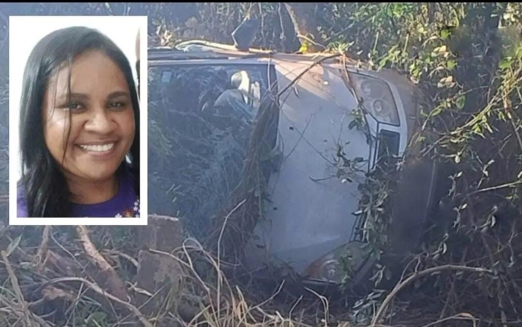 Mulher morre após carro capotar em Ibiraci - Foto: divulgação