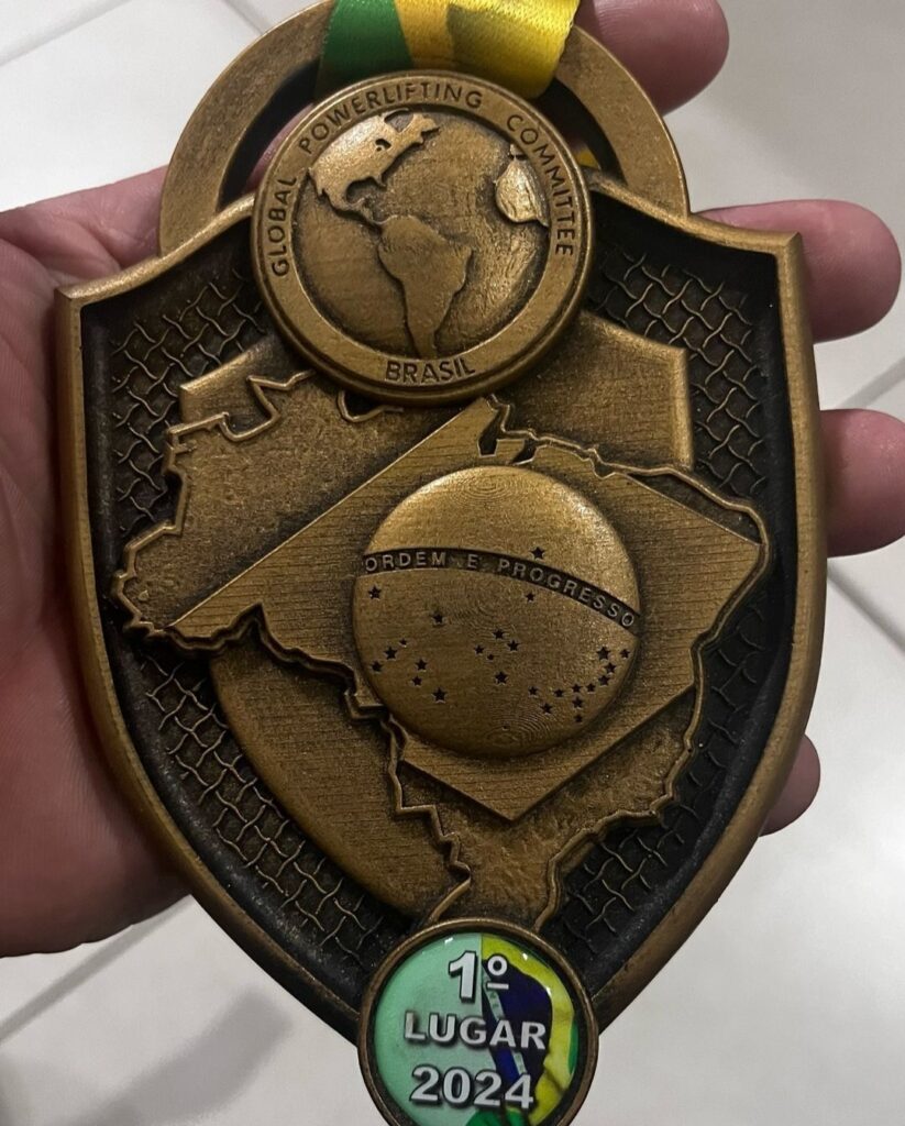 Medalha do campeão Gilfabio - Foto: Arquivo pessoal