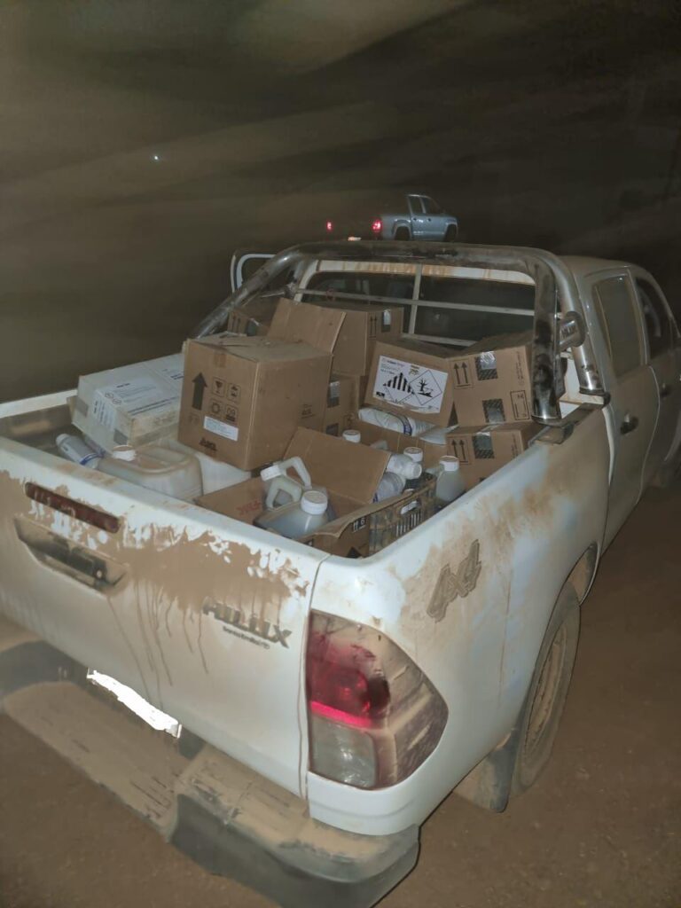 PM evita roubo de carga de café na zona rural de São Roque de Minas - Foto: divulgação/Polícia Militar