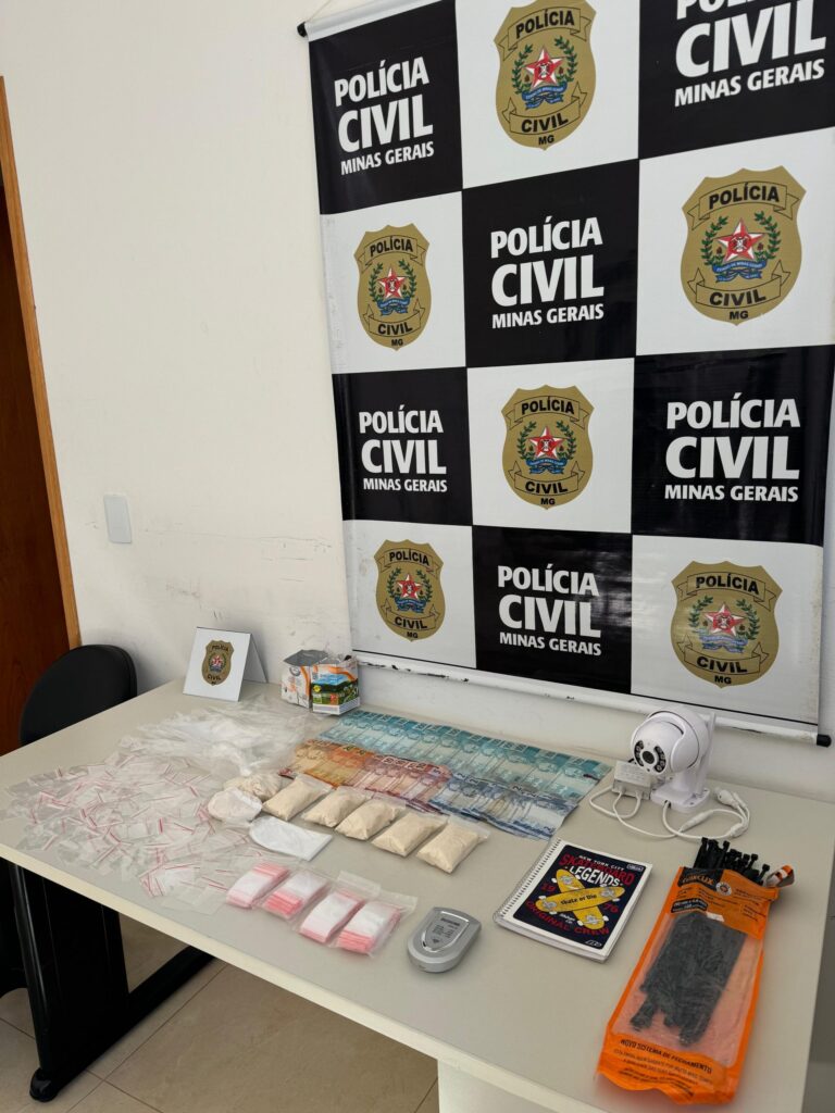 Polícia Civil apreende cocaína em caixa de leite em Bom Jesus da Penha - Foto: divulgação/Polícia Civil