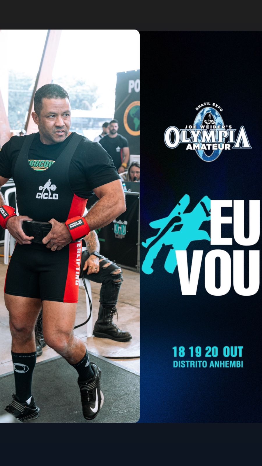 Militar e atleta de Passos é vice-campeão no evento Mr. Olympia Brasil 2024 que bate recorde de público com 30 mil pessoas - Foto: arquivo pessoal
