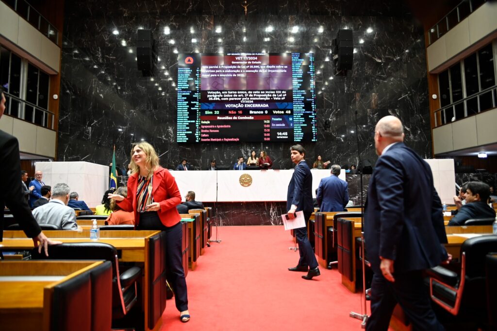 Sessão plenária que analisou a proposta da Lei de Diretrizes Orçamentárias para o próximo ano – Foto: Alexandre Netto/ALMG