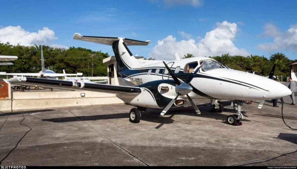 Avião de pequeno porte que caiu no interior de São Paulo - Foto: Jetphotos