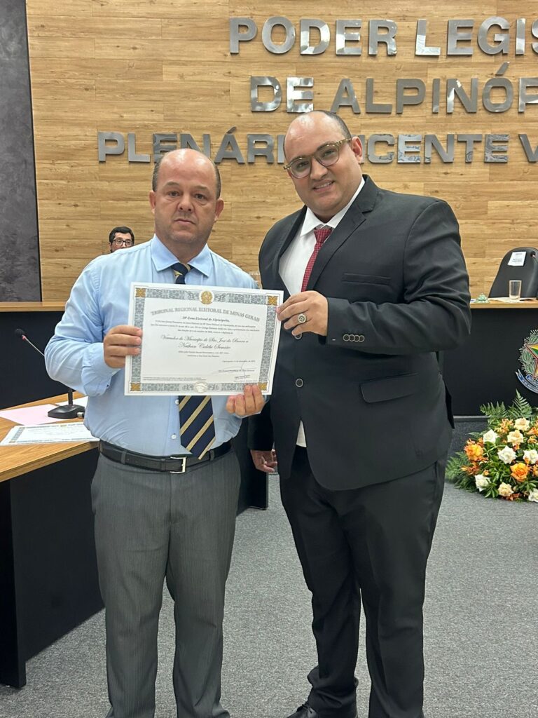 Vereador Nathan das Pratas e Dr. Claiton - Foto: Elieser Ferreira