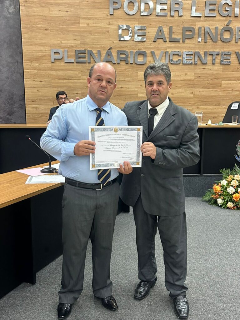 Vereador Deusmar da Vera e Dr. Claiton Teixeira - Foto: Elieser Ferreira
