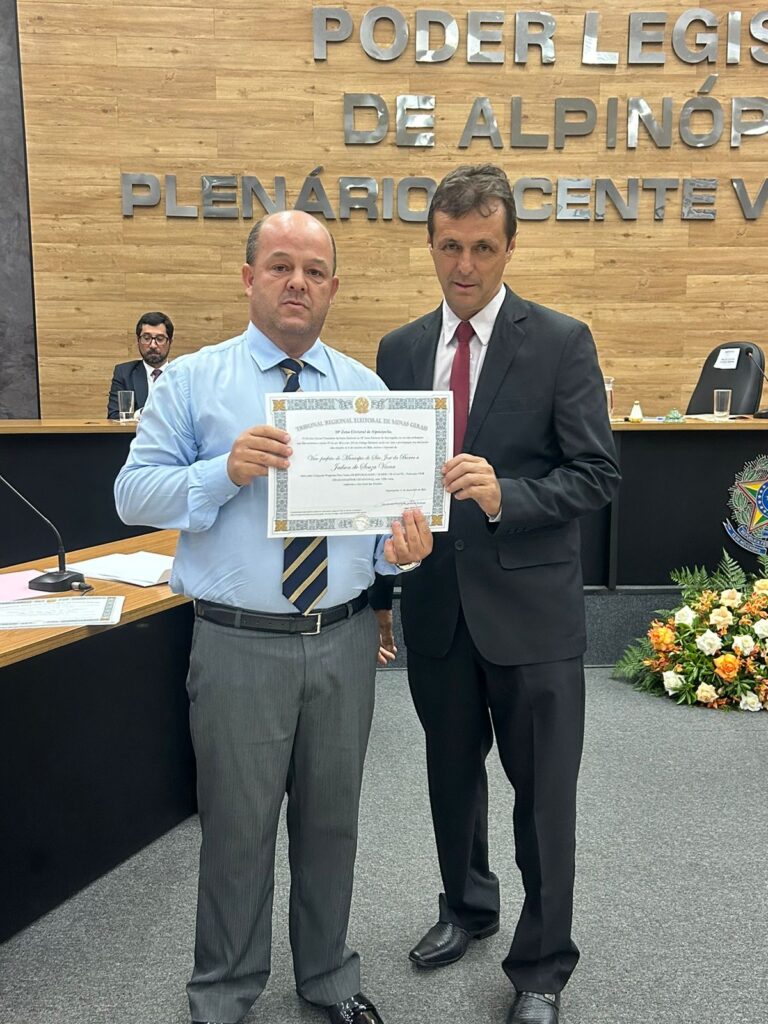 Vice-prefeito Jailson Viana e Dr. Claiton Teixeira - Foto: Elieser Ferreira