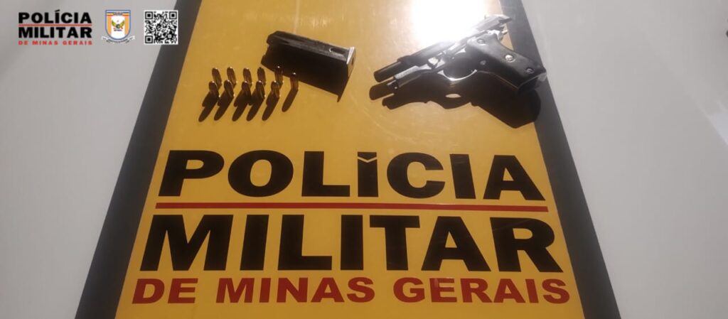 Polícia Rodoviária prende jovem por estar armado na Avenida da Moda em Passos - Foto: PMRv