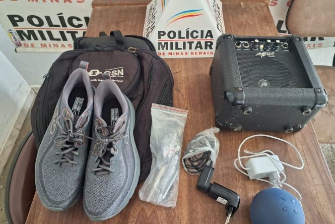 Homem é preso em flagrante pela décima vez após furtar residência em Arcos - Foto: divulgação/Polícia Militar