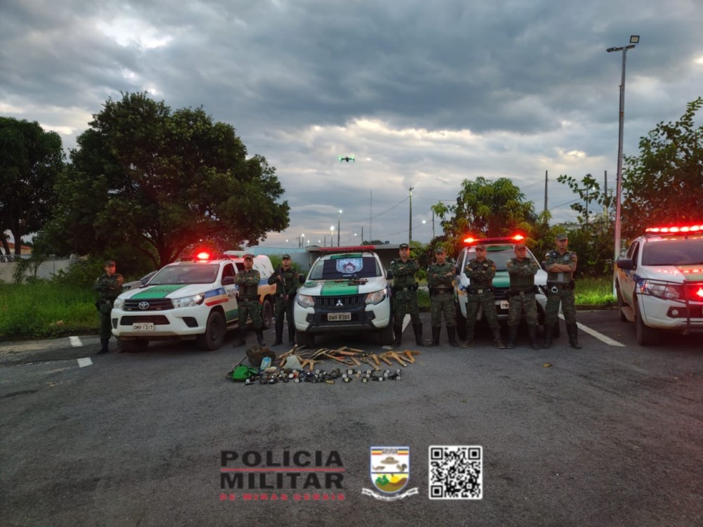 Operação da Polícia Militar de Meio Ambiente combate garimpo ilegal e resulta em prisões e apreensões em Arcos - Foto: divulgação/Polícia Militar de Meio Ambiente