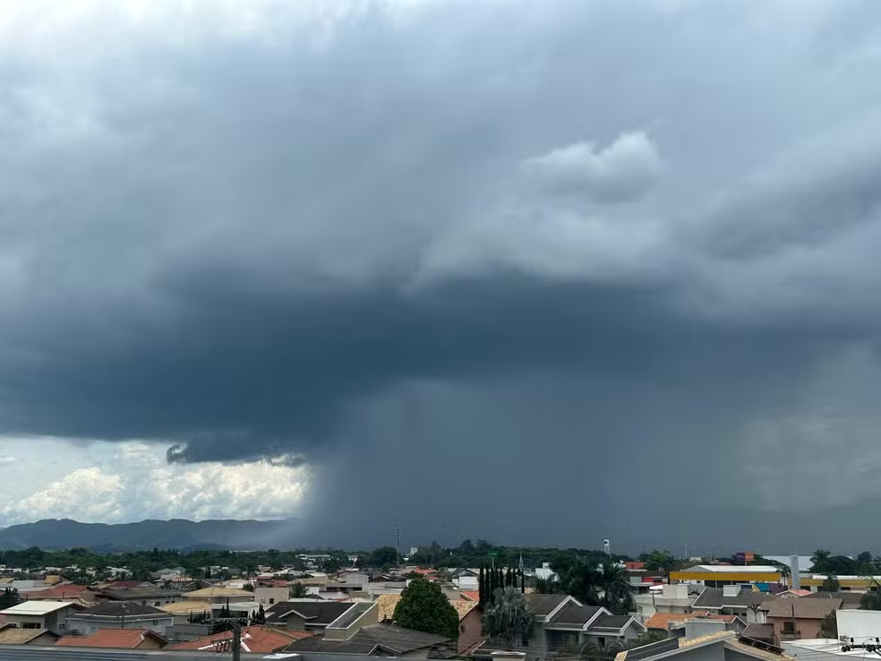 São José da Barra, Passos, Alpinópolis e mais de 780 cidades de MG estão sob alerta de chuvas com ventos de até 60 km/h; veja lista - Foto: reprodução