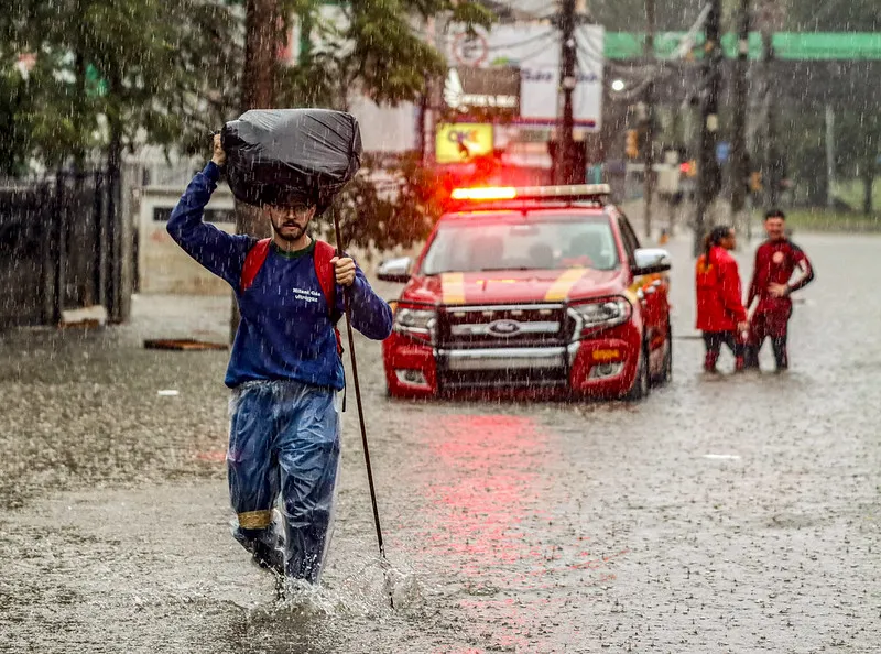 São José da Barra, Passos, Alpinópolis e outras 537 cidades de MG estão em alerta para chuvas intensas - Foto: reprodução