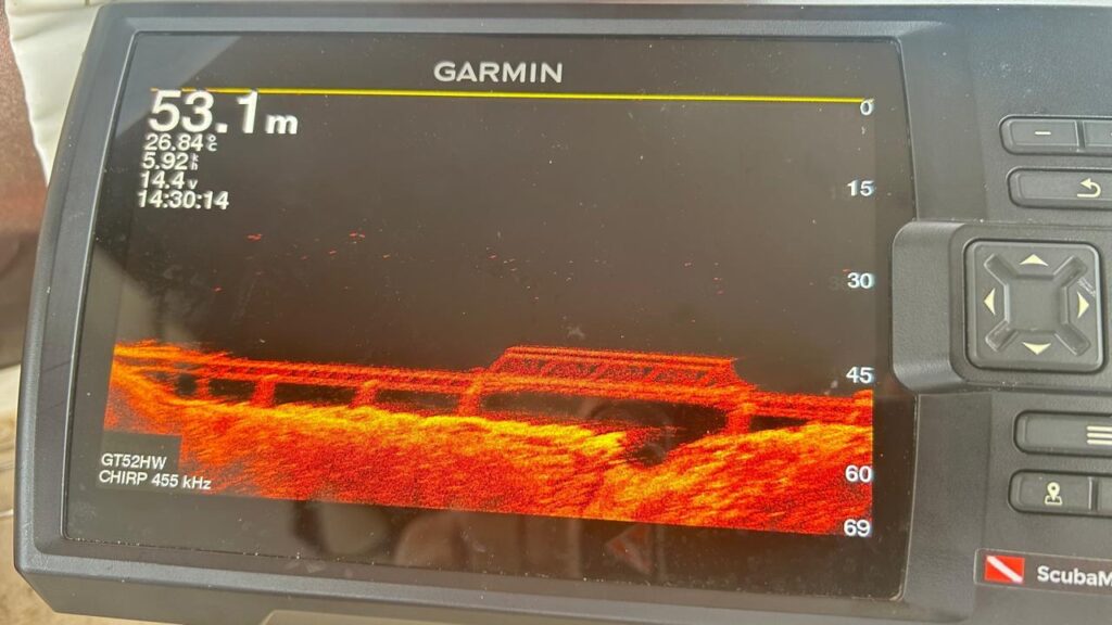 Sonar contribuiu para análises antes dos mergulhos - Foto: CBMMG