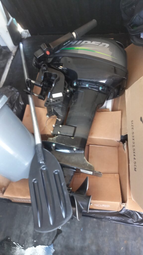 Motor do barco da prefeitura de São José da Barra é furtado no Clube Náutico - Foto: Prefeitura São José da Barra