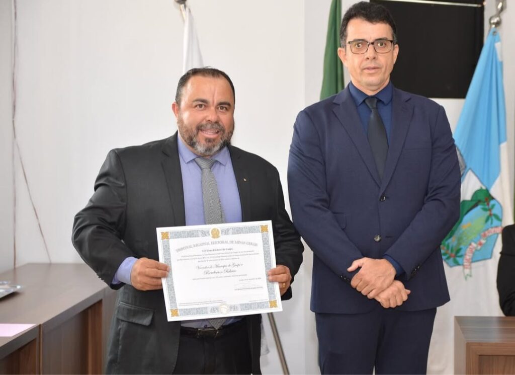 Presidente da Câmara de Vereadores assume como prefeito de Guapé interinamente - Foto: Arquivo pessoal