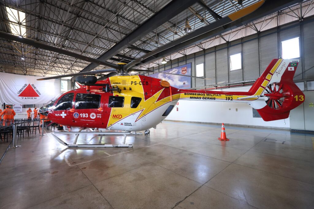 Governo de Minas entrega novos helicópteros para resgate aeromédico e de emergência no estado - Foto: divulgação