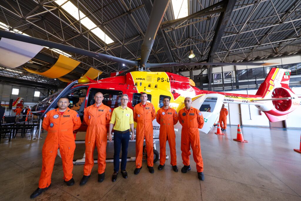 Governo de Minas entrega novos helicópteros para resgate aeromédico e de emergência no estado - Foto: divulgação