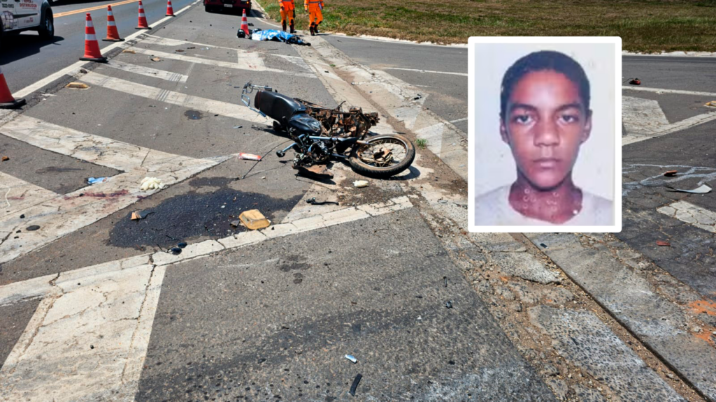 Homem morre e grávida fica ferida após carreta bater em moto na MG-050, em Passos - Foto: divulgação