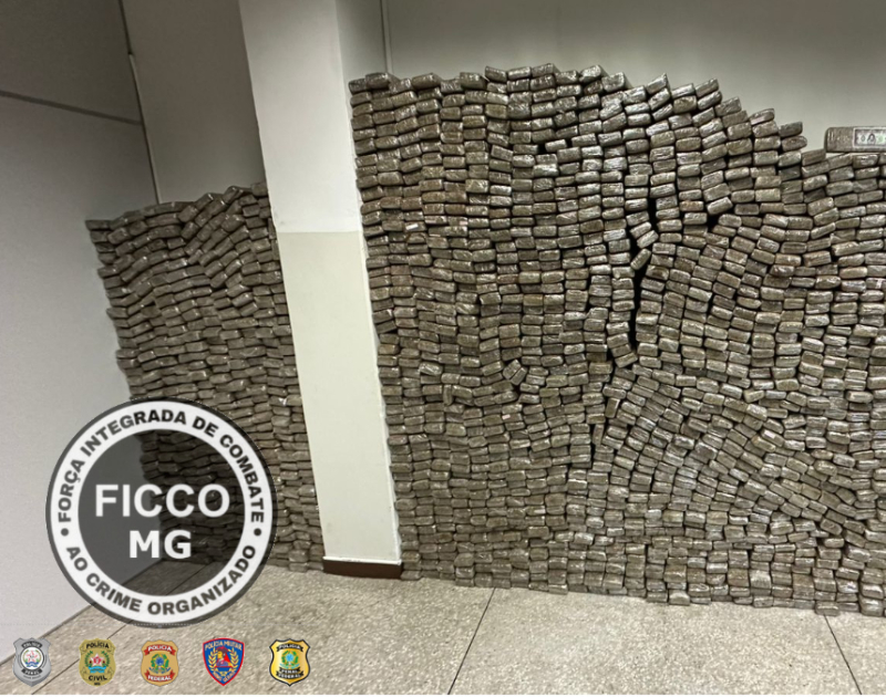 PCMG integra operação e apreende 1,7 tonelada de maconha em Minas - Foto: divulgação/Polícia Civil