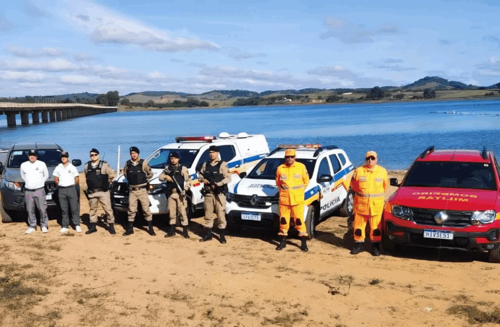 Operação Mar de Minas IV: Bombeiros, PM e Marinha do Brasil garantem segurança no Lago de Furnas, em Alfenas - Foto: divulgação