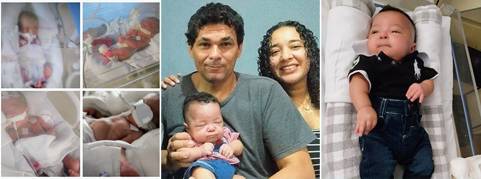 Bebê que nasceu com 867 gramas tem primeiro Dia das Mães em casa após mais de quatro meses no hospital - Foto: arquivo pessoal