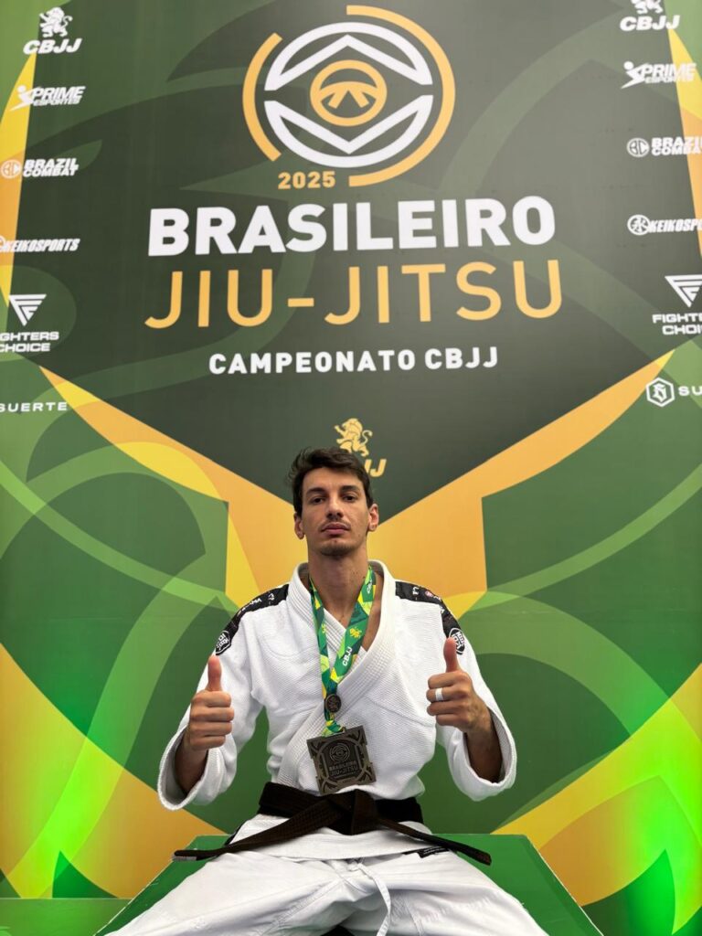 Representante da Equipe Pantera Negra Piumhi fica em 3° no Campeonato Brasileiro de Jiu-Jitsu - Foto: redes sociais