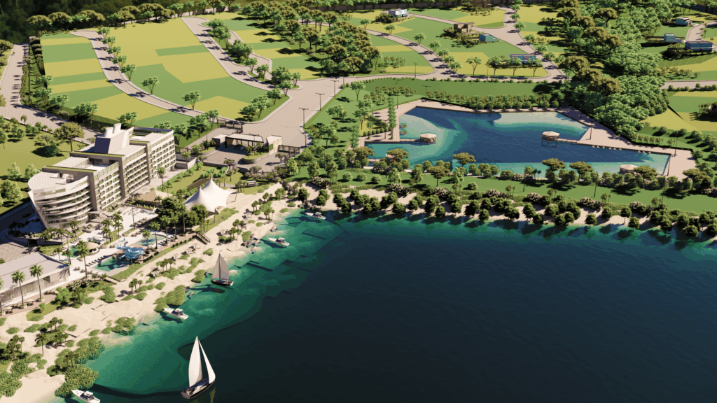 Cássia terá resort de R$ 1,2 bi com hotel, condomínios e praia de 1 km - Foto: reprodução