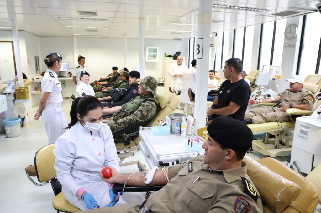 Polícia Militar de Minas Gerais lança campanha de doação de sangue em comemoração aos 250 anos da instituição - Foto: PMMG