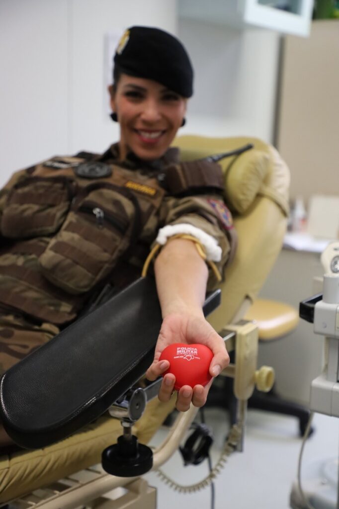 Polícia Militar de Minas Gerais lança campanha de doação de sangue em comemoração aos 250 anos da instituição - Foto: PMMG
