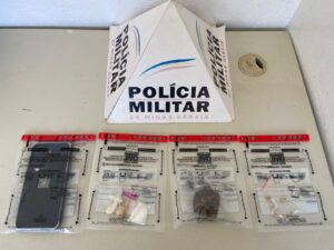 Homem é preso por tráfico de drogas e mandado de prisão em aberto na zona rural de Guapé