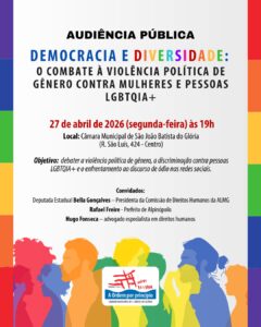 Câmara de São João Batista do Glória promove debate sobre ataques a mulheres e população LGBTQIA+