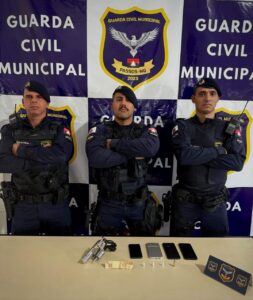 Guarda Civil Municipal apreende arma modificada e drogas durante abordagem em Passos