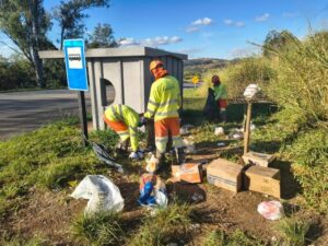 Via Nascentes remove quase 195 toneladas de resíduos das rodovias em 2025