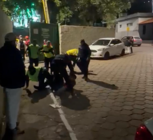 Vídeo mostra confusão e homem afirma ter sido agredido por seguranças na Expô Piumhi