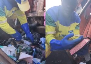 VÍDEO | Gari encontra Bíblia no lixo, faz desabafo e emociona milhares de pessoas nas redes sociais